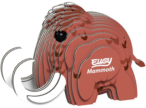 Eugy 3D Puzzle Mammut - Lernspielzeug Tierfigur Bastelset