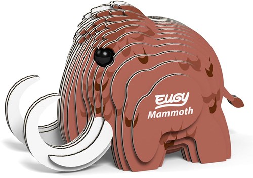 Eugy 3D Puzzle Mammut - Lernspielzeug Tierfigur Bastelset-2