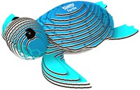 Eugy 3D Puzzle Schildkröte - nachhaltiges Bastelset Tierfigur