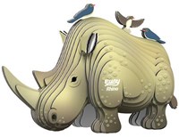 Eugy 3D Puzzle - Nashorn - Tierpuzzle - Kreatives Spielzeug-2