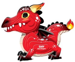 Eugy 3D Puzzle - Drache umweltfreundliches Bastelset