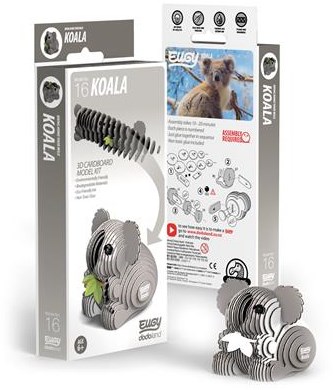 Eugy 3D Puzzle Koala - Bastelset aus Karton für Kinder