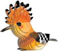 Eugy 3D Puzzle Vogel Wiedehopf - umweltfreundliches Kartonspielzeug