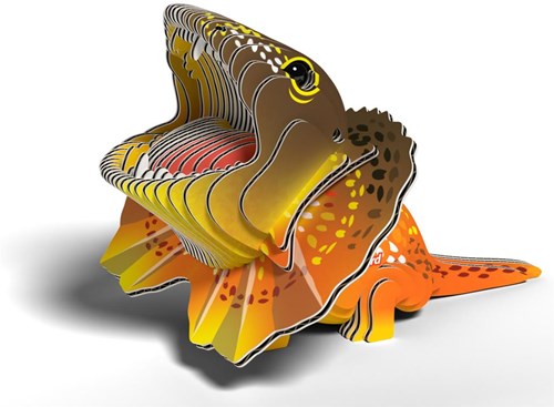 Eugy 3D Puzzle - Eidechse - Bastelset aus Karton für Kinder-2