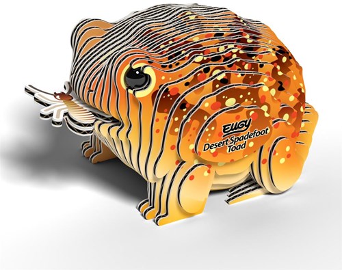 Eugy 3D Puzzle - Wüstenpfad Bastelset aus Karton für Kinder-2
