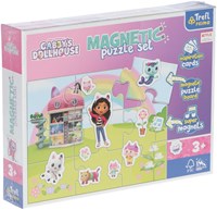 Trefl Magnetisches Puzzle Gabby's Dollhouse - Lernspielzeug