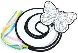 Beleduc Bastel Windspiel Schmetterling - kreatives Spielzeug Windspiel