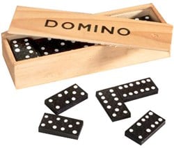 Twisk Domino-Spiel in Holzkiste 5214