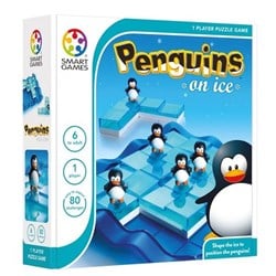 Smart Games Penguins on Ice Logikspiel - Puzzle mit Pinguinen - Denkspiel