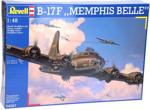 Revell Modellbau Flugzeug B-17F Memphis Belle - 1:48 Maßstab - Plastikbausatz