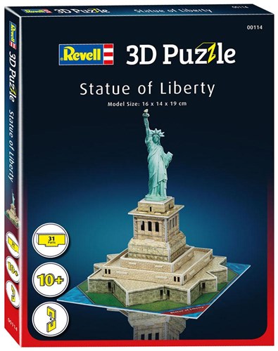 Revell 3D Puzzle Statue of Liberty Bausatz - Freiheitsstatue Modell