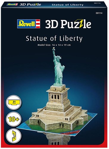 Revell 3D Puzzle Statue of Liberty Bausatz - Freiheitsstatue Modell-3