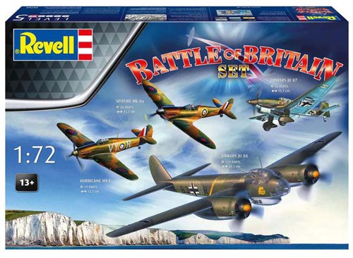 Revell Modellbausatz Battle of Britain 1:72 - 232 Teile Flugzeug