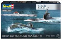 Revell Modellbau U-Boote - 70 Jahre Bundeswehr Jubiläumsedition 1:144