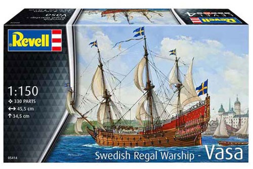 Revell Modellbausatz Schwedisches Schiff VASA 1:150 - 330 Teile