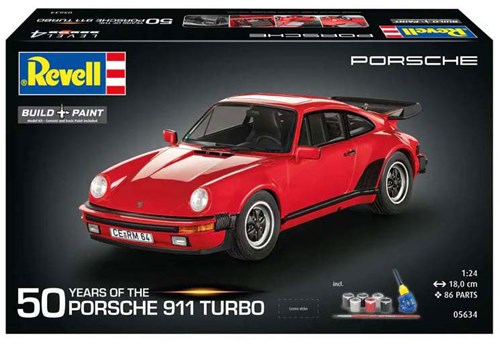 Revell Modellbausatz Porsche 911 Turbo 1:24 - 50 Jahre Turbo Edition