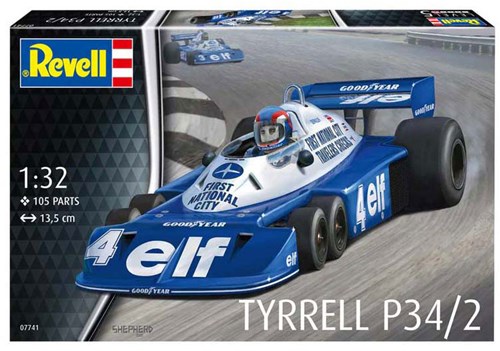 Revell Modellbausatz Formel 1 Auto Tyrrell P34 1:32 Maßstab