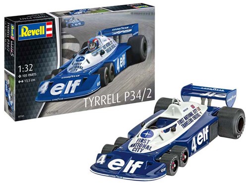 Revell Modellbausatz Formel 1 Auto Tyrrell P34 1:32 Maßstab-3