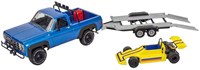 Revell Modellbausatz Chevy 4x4 Pickup mit Go-kart im Maßstab 1:25-2