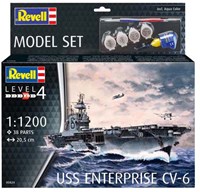 Revell Modellbausatz USS Enterprise CV-6 1:1200 - 38 Teile