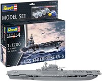 Revell Modellbausatz USS Enterprise CV-6 1:1200 - 38 Teile-3