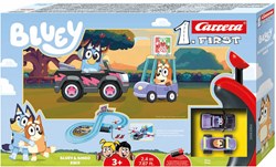 Carrera Rennbahn Bluey & Bingo - Spielzeug Rennstrecke 2,4 Meter