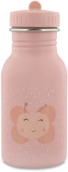 Trixie Trinkflasche Kinder Edelstahl 350ml Mrs. Butterfly rosa auslaufsicher Schmetterling