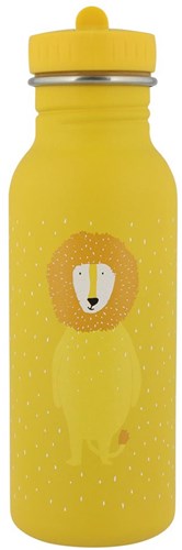 Trixie Trinkflasche 500ml - Edelstahl Kinderflasche Mr. Lion gelb auslaufsicher