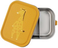 Trixie Brotdose groß - Edelstahl Lunchbox Mr. Giraffe gelb-2