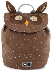 Trixie Kinderrucksack MINI Mr. Owl - wasserabweisende Schultasche braun
