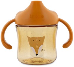 Trixie Trinklerntasse mit Griffen Mr. Fox - Auslaufsicherer Becher Tritan