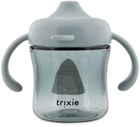 Trixie Trinklerntasse mit Griffen - Mr. Shark - Auslaufsicher & Tritan-3