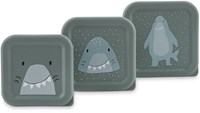 Trixie Snackbox Set - 3-teiliges Lunchbox Mr. Shark für Kinder-3