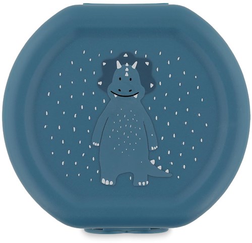 Trixie Snackbox Set mit Clip - Mr. Triceratops - 2 Stück - BPA-frei - für die Schule