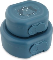 Trixie Snackbox Set mit Clip - Mr. Triceratops - 2 Stück - BPA-frei - für die Schule-2