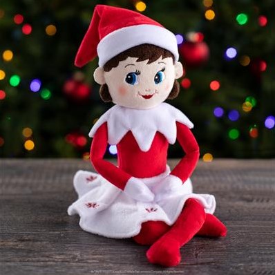 Elf On The Shelf Kuschelmädchen - große Plüschpuppe 80cm Weihnachtsgeschenk-3