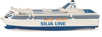 Siku Spielzeug Fährschiff Silja Symphony 1:1000 blau-weiß Metall