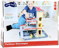 Small Foot Holzparkhaus - Spielzeug mit Zubehör und Autos