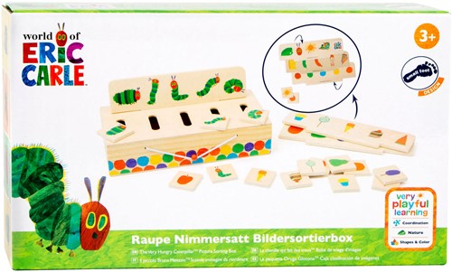 Small Foot Holz Sortierspiel Raupe Nimmersatt Lernspielzeug