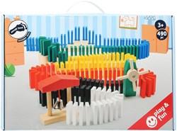 Small Foot  -  Houten Domino Rally, 490dlg.