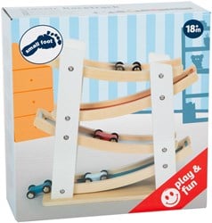 Small Foot  -  Houten Autobaan met 4 Auto's