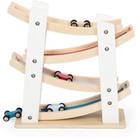 Small Foot - Holz Autobahn Spielzeug mit 4 Autos für Kinder-3