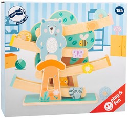 Small Foot  -  Houten Knikkerbaan Dieren Pastel