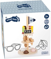 Small Foot  -  Houten Ijsjes met Houder, 15dlg.