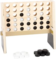Small Foot - Holz Vier gewinnt Gold Edition Spiel Kinder-2