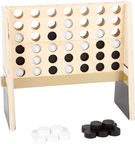 Small Foot - Holz Vier gewinnt Gold Edition Spiel Kinder-2