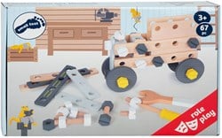 Small Foot  -  Houten Constructieset Miniwob, 67dlg.