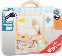 Small Foot  -  Houten Dokter en Tandarts 2in1 Set in Koffer