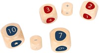 Small Foot Holz Würfel Lernspiel Mathematik FSC zertifiziert-2