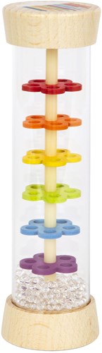 Hölzerner Regenmacher Regenbogen sensorisches Babyspielzeug Small Foot